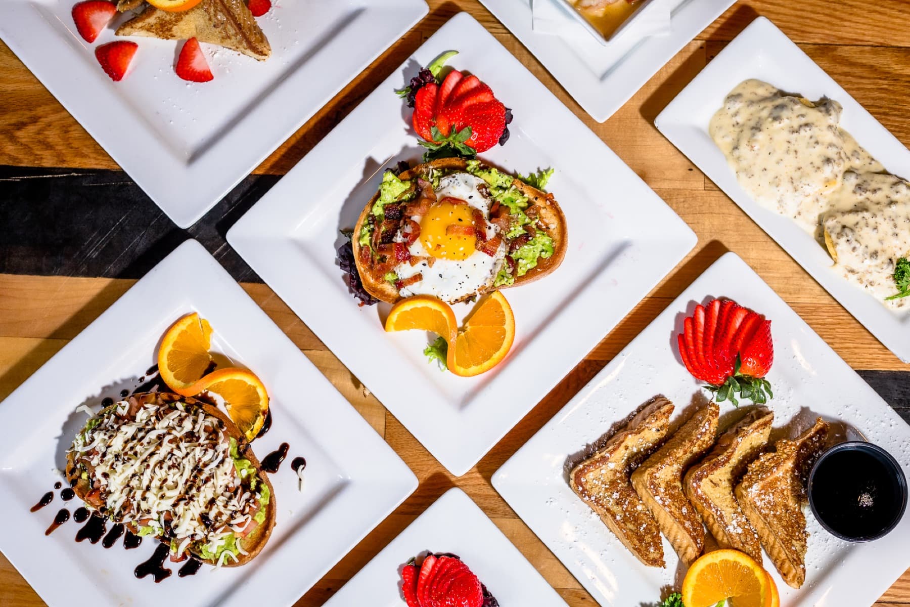 beautiful breakfast smorgasbord