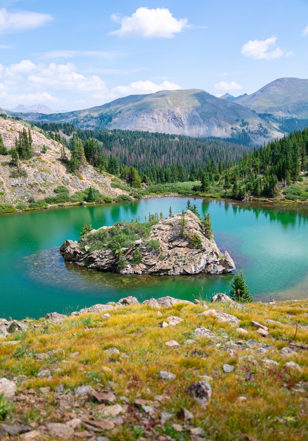 colorado lost lake on a sunny day